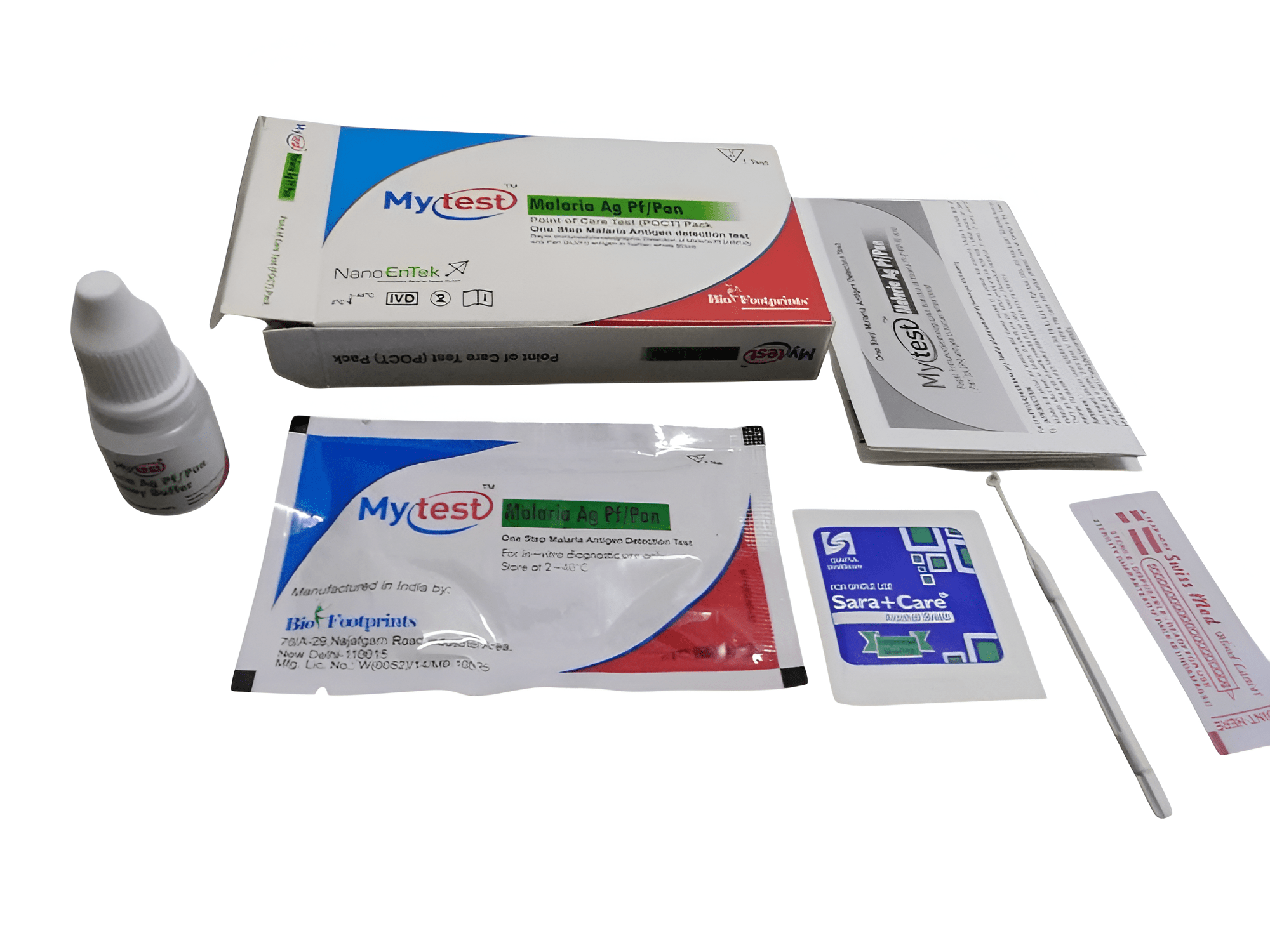 Biofootprints Mytest Malaria Ag POCT - Global Surgicals