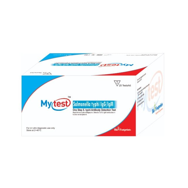 Biofootprints Mytest Salmonella Typhi IgG/ IgM - Global Surgicals