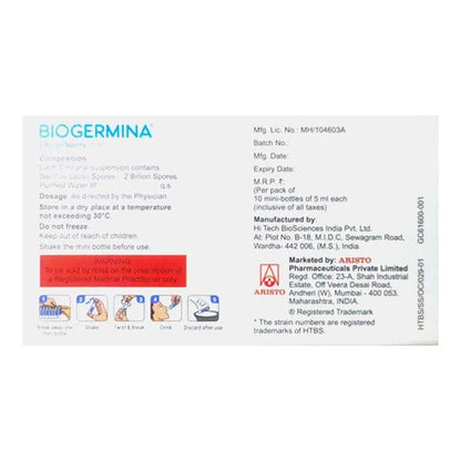 BIOGERMINA Suspension 10x5ml - Global Surgicals
