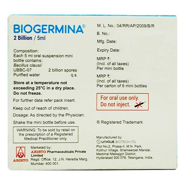 BIOGERMINA Suspension 6X5ml - Global Surgicals