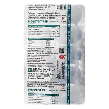BIOJOYNT PEP Tablet 10's - Global Surgicals