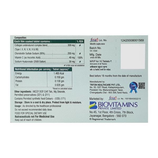 BIOJOYNT PEP Tablet 10's - Global Surgicals
