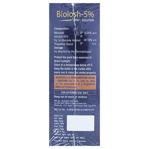 BIOLOSH 5% Solution 60ml - Global Surgicals