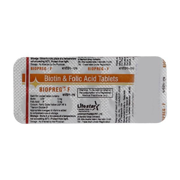 Biopreg F Tablet 10'S - Global Surgicals