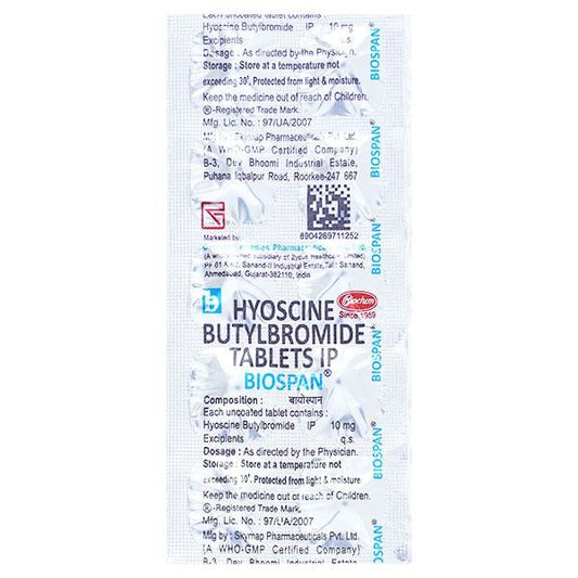 BIOSPAN Tablet 10's - Global Surgicals