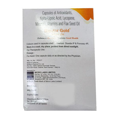 BIOSTAR GOLD Capsule 15's - Global Surgicals