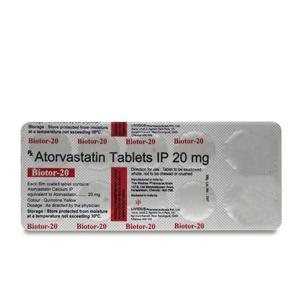 Biotor 20mg Tablet 10'S - Global Surgicals