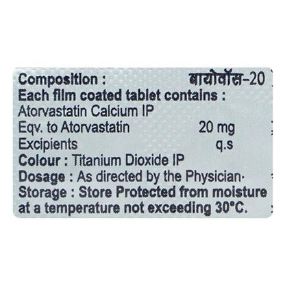 Biovas 20mg Tablet 10'S - Global Surgicals