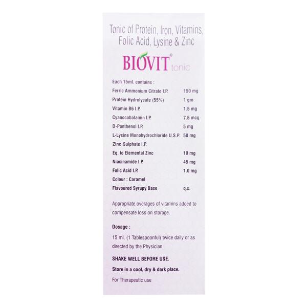 BIOVIT HONEY FLAVOUR Tonic 200ml - Global Surgicals