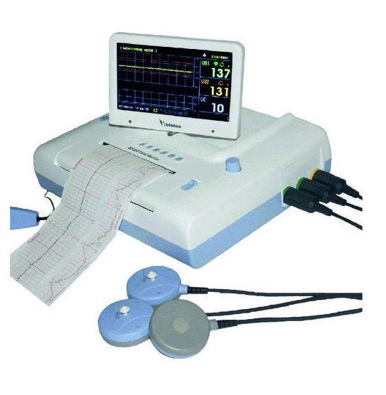 Bistos Fetal Monitor with Twin Probe - Global Surgicals