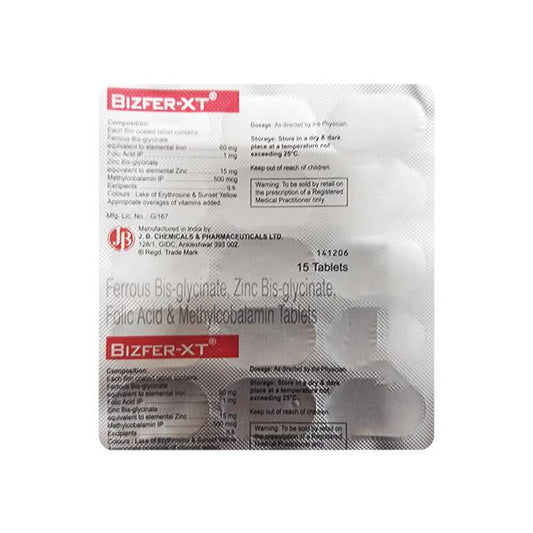 BIZFER XT Tablet 15's - Global Surgicals