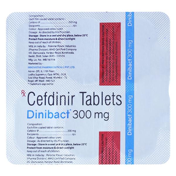 DINIBACT 300mg Tablet 6's