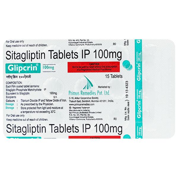 GLIPCRIN 100 Tablet 15's