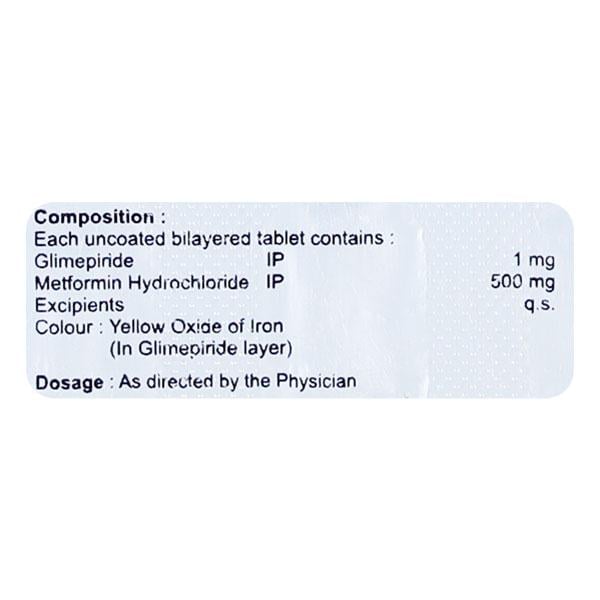 GPRIDE M 1mg Tablet 10's