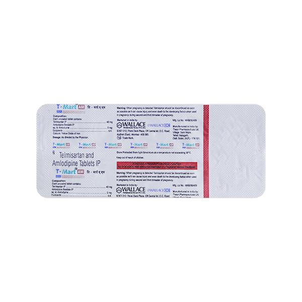 T Mart AM 5mg/40mg Tablet 10'S