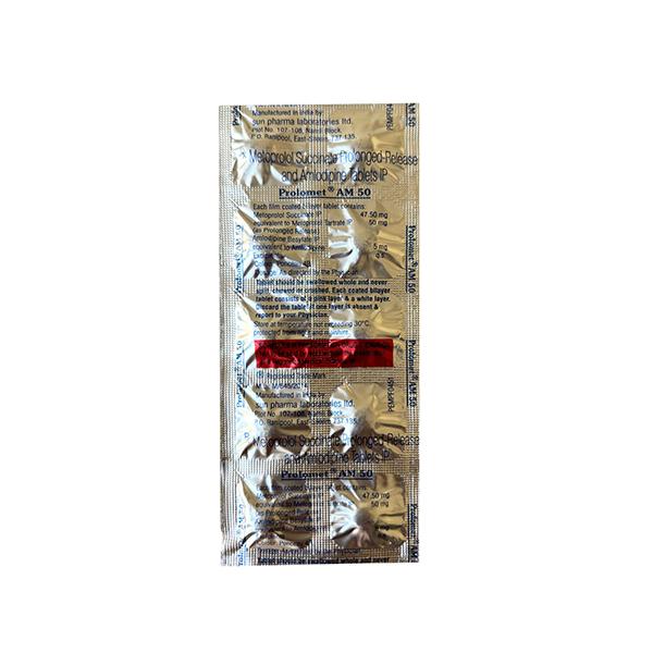 Prolomet AM 50mg Tablet 10'S