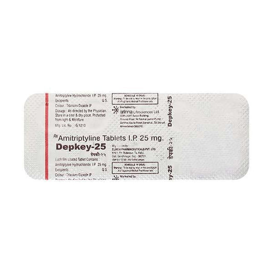 Depkey 25mg Tablet 10'S
