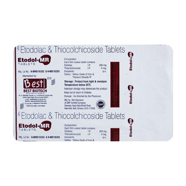 ETODOL MR Tablet 10's