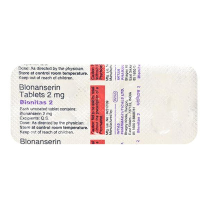 Blonitas 2mg Tablet 10'S - Global Surgicals