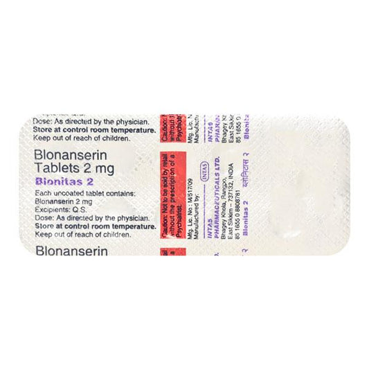 Blonitas 2mg Tablet 10'S - Global Surgicals