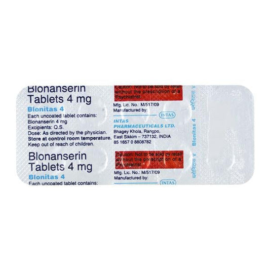 Blonitas 4mg Tablet 10'S - Global Surgicals