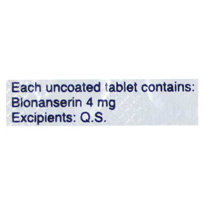 Blonitas 4mg Tablet 10'S - Global Surgicals