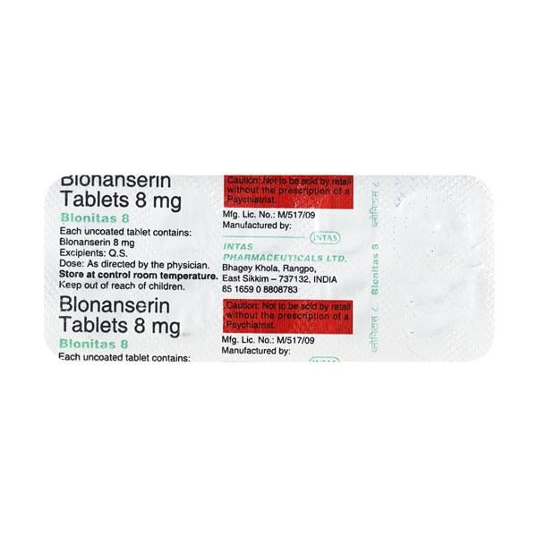 Blonitas 8mg Tablet 10'S - Global Surgicals