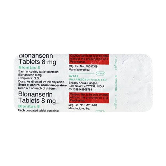 Blonitas 8mg Tablet 10'S - Global Surgicals
