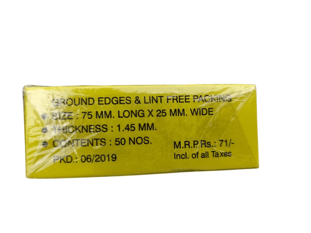 Blue Star Micro 75mmx25mm 1.45mm PIC 2 Slide - Global Surgicals