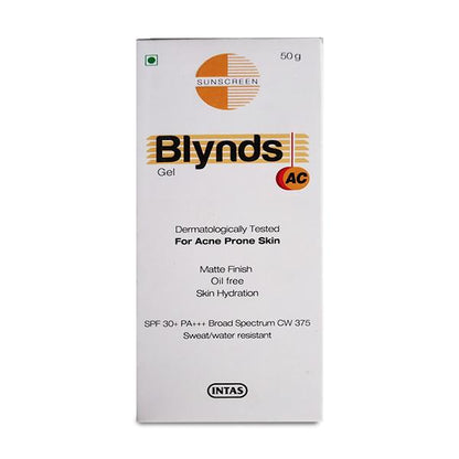 BLYNDS AC SPF 30+ PA+++ SUNSCREEN Gel 50gm - Global Surgicals