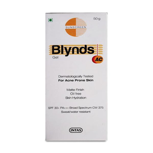 BLYNDS AC SPF 30+ PA+++ SUNSCREEN Gel 50gm - Global Surgicals