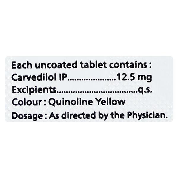 CARDIBEST 12.5 Tablet 10's