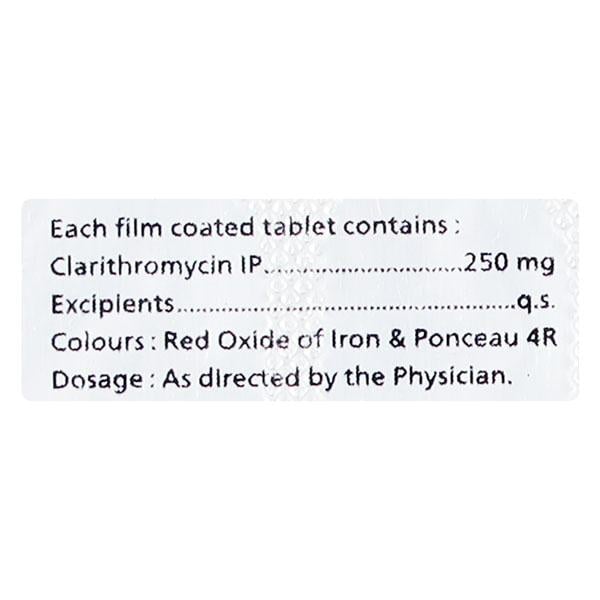 CLARIDAC 250mg Tablet 10's