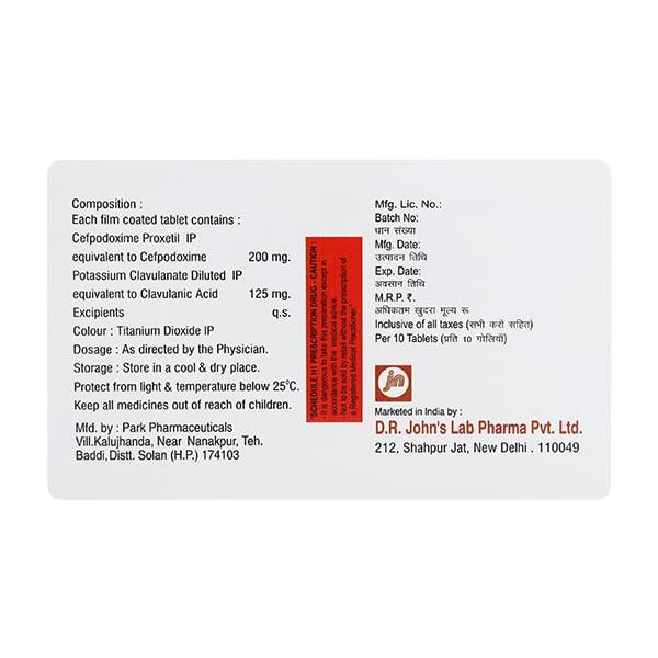 Cumin CV Tablet 10'S