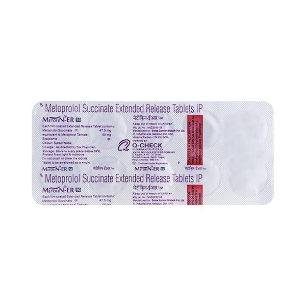 METOFIN ER 50mg Tablet 10's