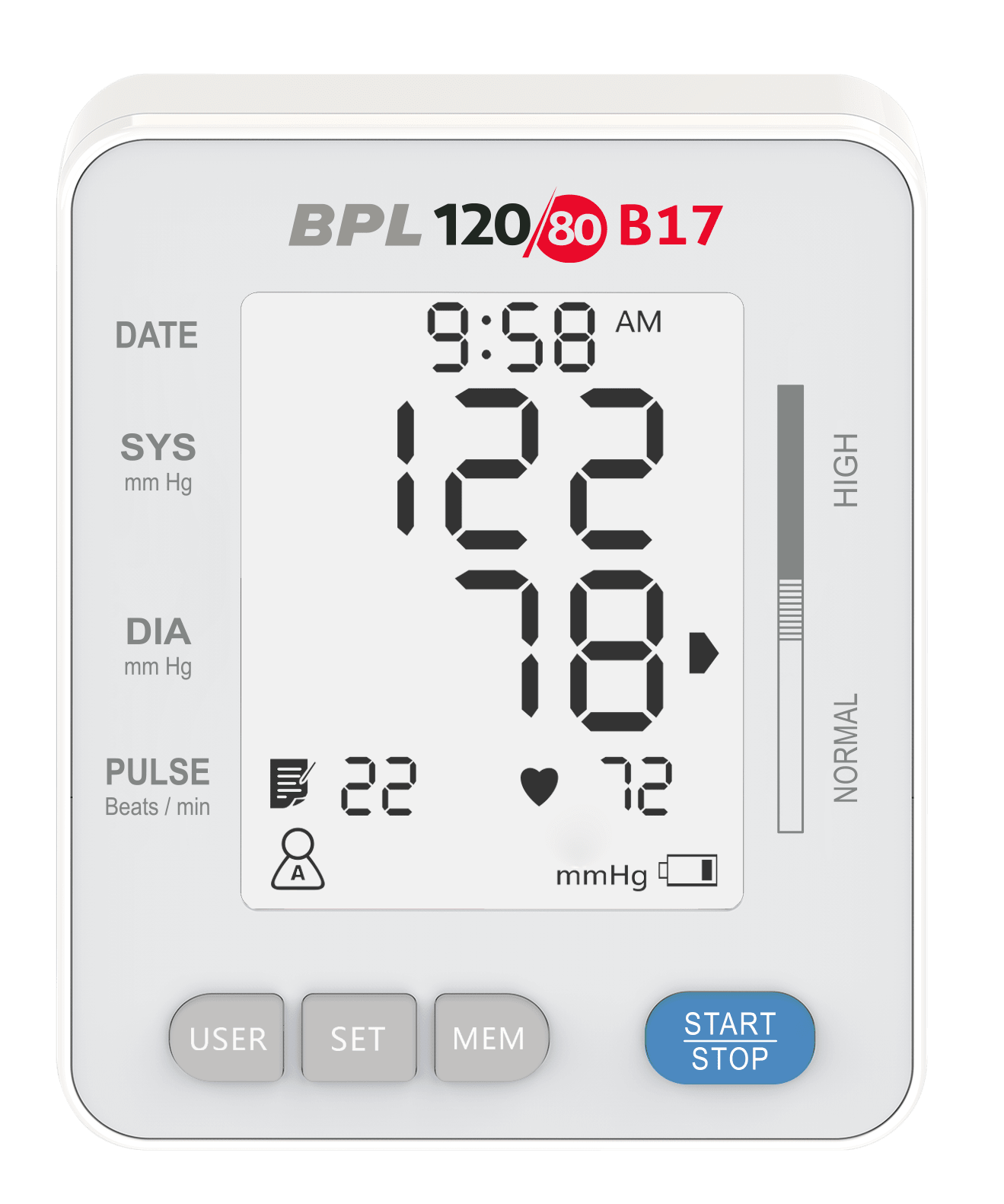 BPL Digital B.P.Monitor - Global Surgicals