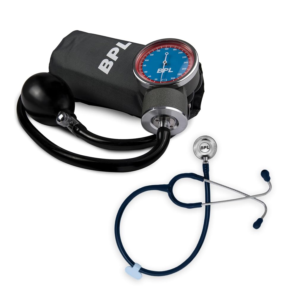 BPL Manual Large Dial Aneroid Sphygmomanometer Blood Pressure Monitor - Global Surgicals