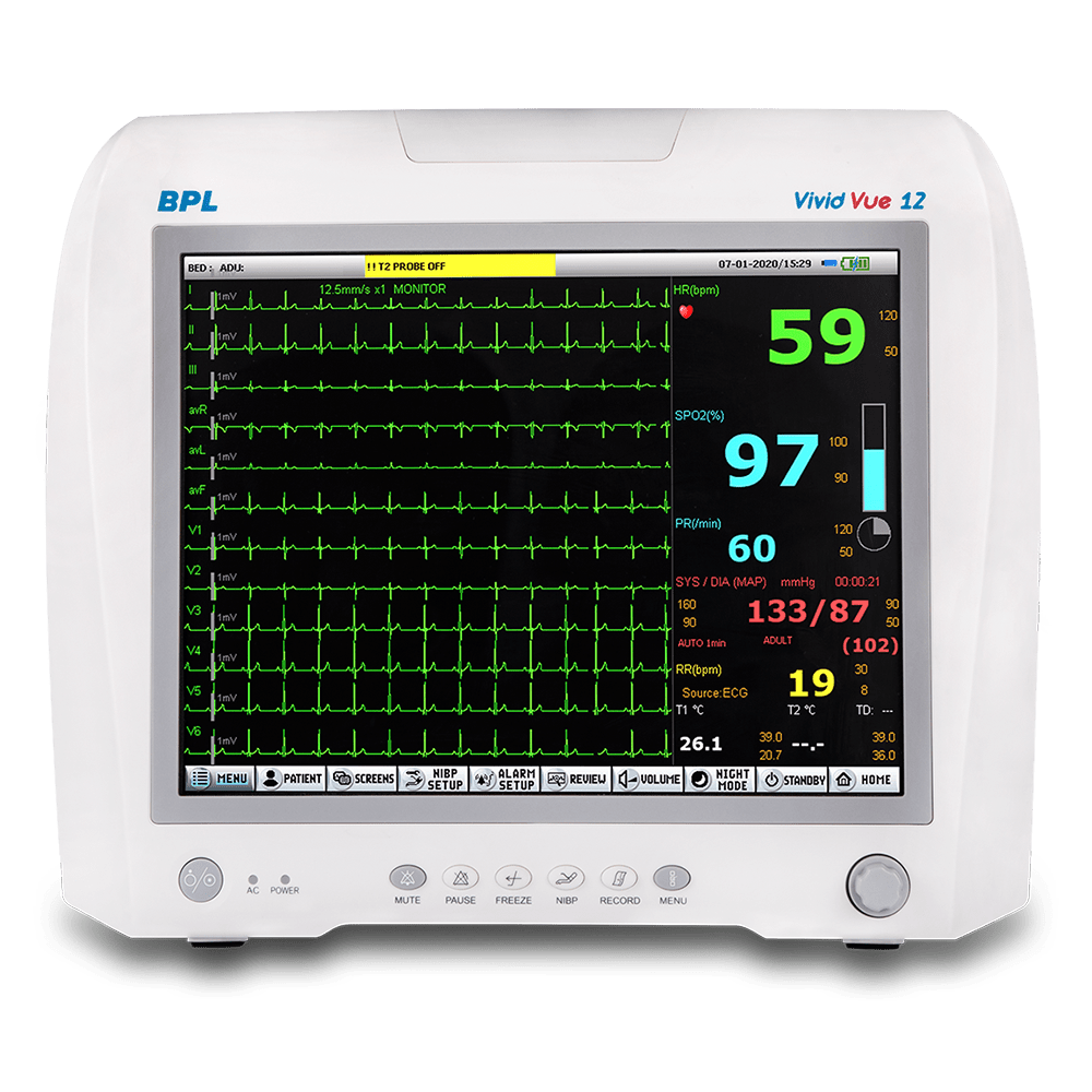 BPL Vivid Vue 12i Patient Monitor - Global Surgicals