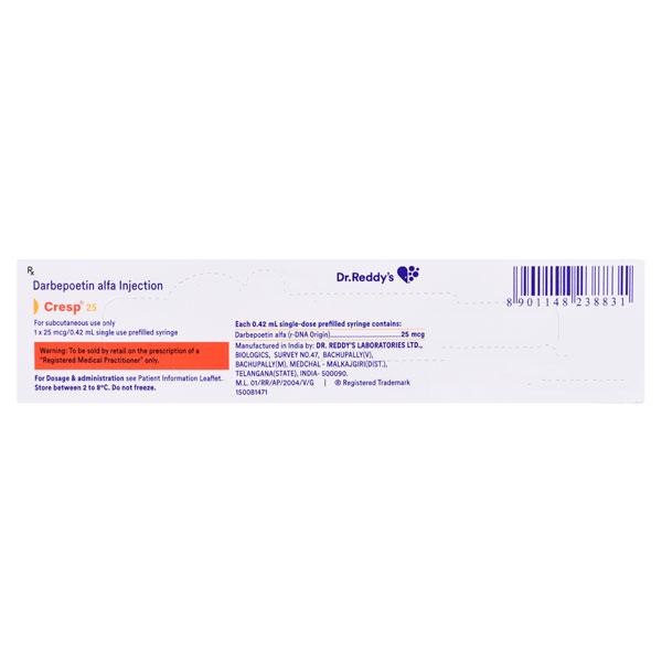 Cresp 25Mcg Injection(Pfs) 0.42ml