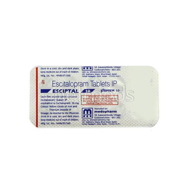 Esciptal 10mg Tablet 10'S