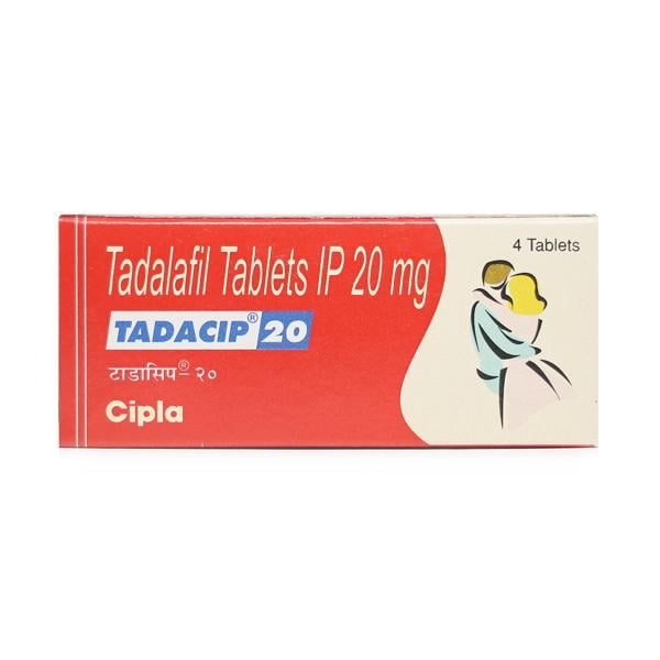 Tadacip 20mg Tablet 4'S