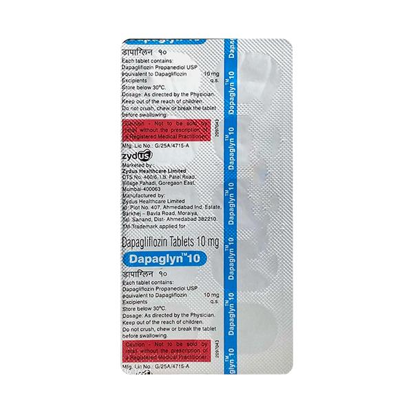DAPAGLYN 10 Tablet 10's