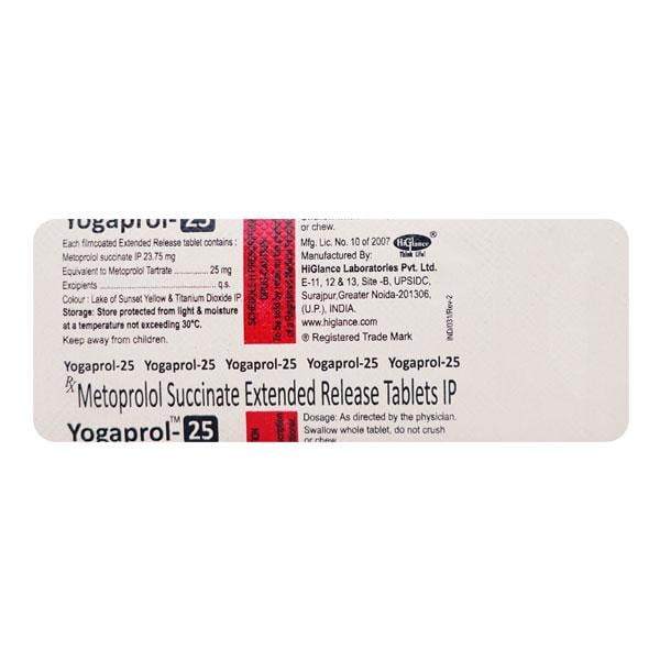 YOGAPROL 25mg Tablet 10's