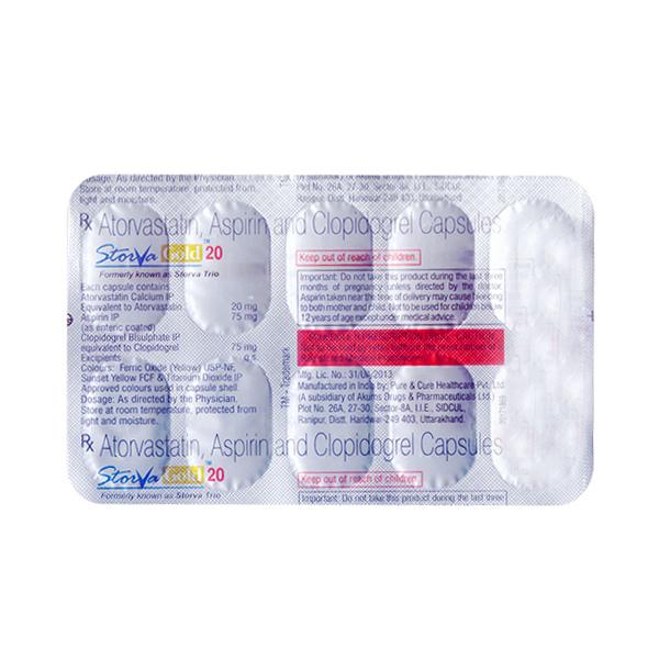 STORVA GOLD 20 Capsule 10's