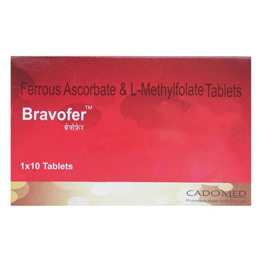 Bravofer Tablet 10'S - Global Surgicals