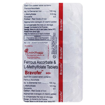 Bravofer Tablet 10'S - Global Surgicals