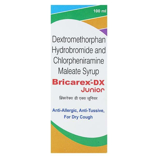 BRICAREX DX JUNIOR Syrup 100ml - Global Surgicals