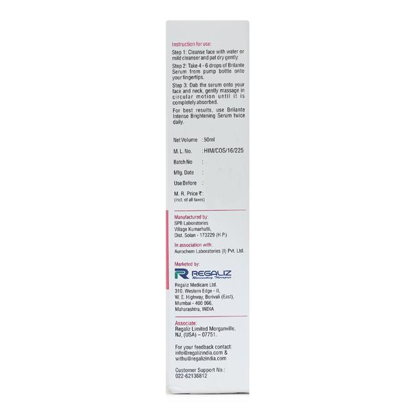 BRILANTE INTENSE BRIGHTENING Serum 50ml - Global Surgicals