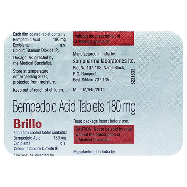 BRILLO 180 Tablet 10's - Global Surgicals