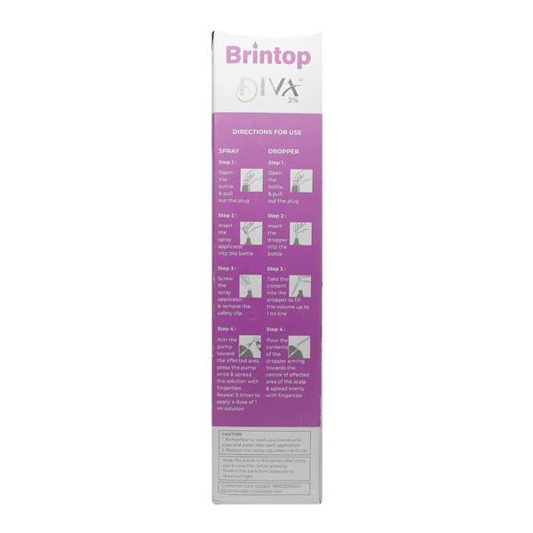 BRINTOP DIVA 2% Topical Solution 120ml - Global Surgicals